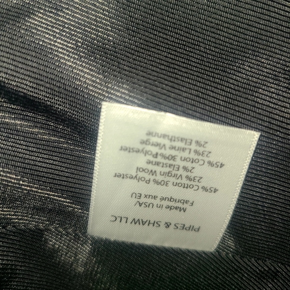 Veronica Beard Black Leather, Plaid Print Blazer Timeless Sophistication - Picture 8 of 11